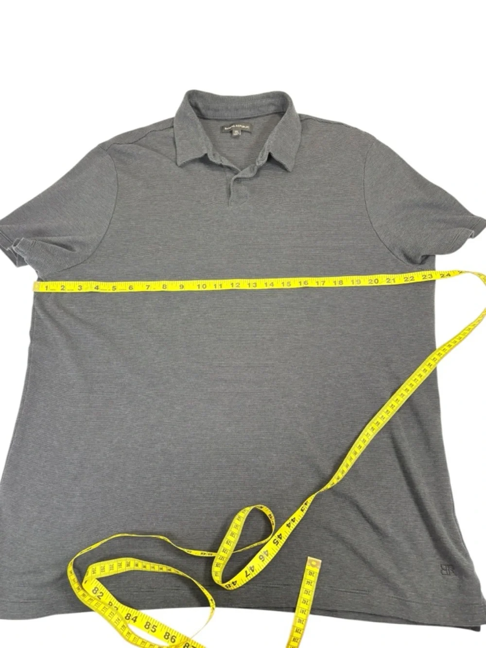 Banana Republic Polo Shirts XXL Lot 2 Green Grey Cotton Short Sleeve Casual